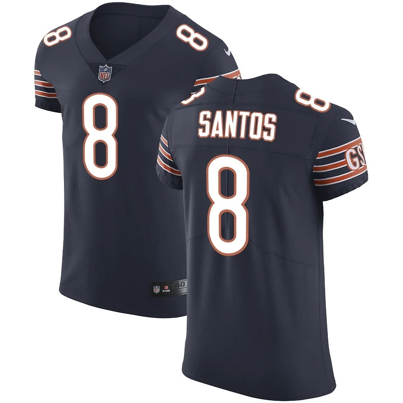 Cairo Santos Men's Nike Navy Chicago Bears Vapor Untouchable Custom Elite Jersey
