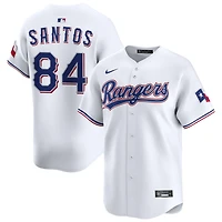Winston Santos Men's Nike White Texas Rangers Home Limited Custom Jersey