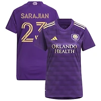 Harvey Sarajian Women's adidas Purple Orlando City SC 2023 The Wall Kit Replica Custom Jersey