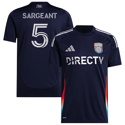 Kieran Sargeant Men's adidas  Navy San Diego FC 2025 State of Flow Replica Custom Jersey