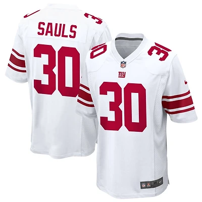Ben Sauls Men's Nike White New York Giants Custom Game Jersey