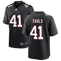 Ben Sauls Men's Nike Black Atlanta Falcons Throwback Custom Game Jersey