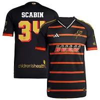 Kaka Scabin Men's adidas Black FC Dallas 2025 Third Authentic Custom Jersey