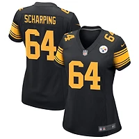 Max Scharping Women's Nike  Black Pittsburgh Steelers Alternate Custom Game Jersey