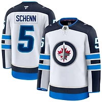 Luke Schenn Men's Fanatics White Winnipeg Jets Away Premium Custom Jersey