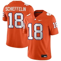 Ian Schieffelin Men's Nike Orange Clemson Tigers NIL Pick-A-Player Game Jersey