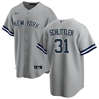 Cam Schlittler Men's Nike Gray New York Yankees Road Replica Custom Jersey