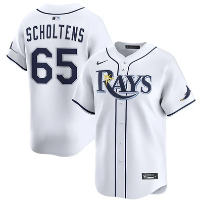 Jesse Scholtens Youth Nike White Tampa Bay Rays Home Limited Custom Jersey