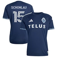 Sebastian Schonlau Men's adidas  Deep Sea Blue Vancouver Whitecaps FC 2026 The Coastal Jersey Replica Custom Jersey