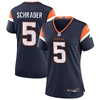 Cody Schrader Women's Nike  Navy Denver Broncos Alternate Mile High Collection Custom Game Jersey