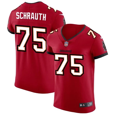 Billy Schrauth Men's Nike Red Tampa Bay Buccaneers Vapor Elite Custom Jersey