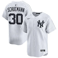 Max Schuemann Men's Nike White New York Yankees Home Limited Custom Jersey