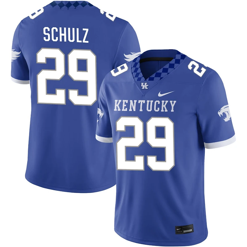 Jackson Schulz Men's Nike  Royal Kentucky Wildcats  NIL Pick-A-Player Game Jersey