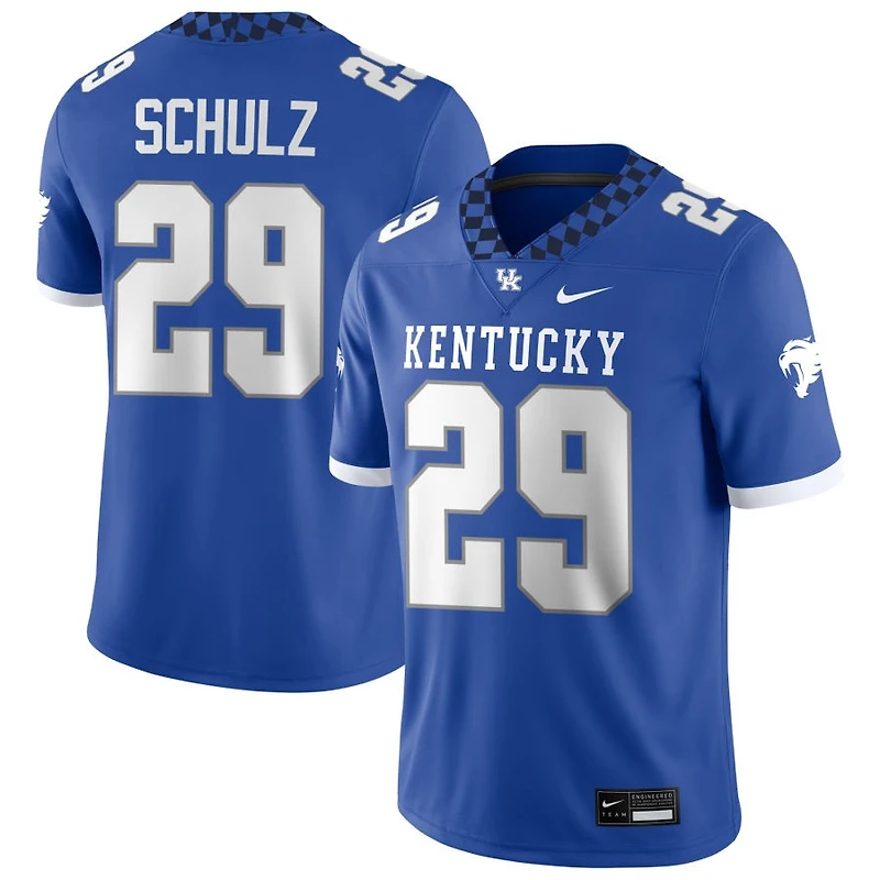 Jackson Schulz Men's Nike Royal Kentucky Wildcats NIL Pick-A-Player Game Jersey
