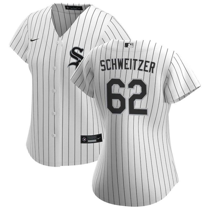 Tyler Schweitzer Women's Nike White Chicago White Sox Home Replica Custom Jersey
