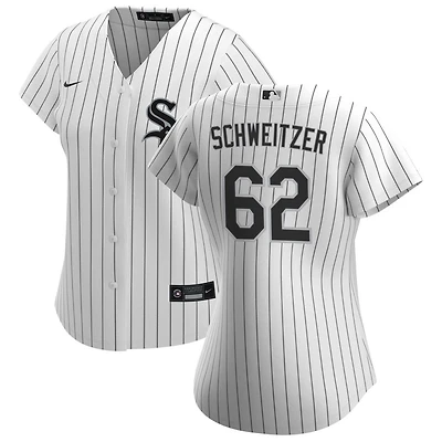 Tyler Schweitzer Women's Nike White Chicago White Sox Home Replica Custom Jersey