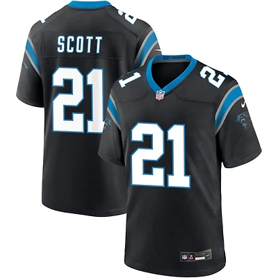 Nick Scott Men's Nike Black Carolina Panthers Custom Game Jersey