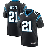 Nick Scott Men's Nike Black Carolina Panthers Custom Game Jersey