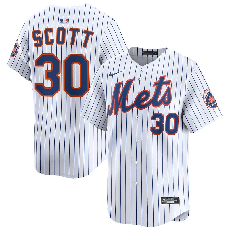 Mike Scott Men's Nike White New York Mets Home Limited Pick-A-Player Retired Roster Jersey