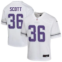 Zavier Scott Youth Nike White Minnesota Vikings Alternate Custom Game Jersey