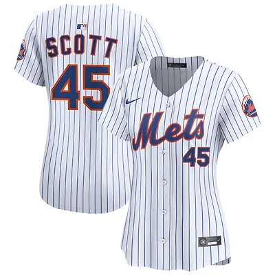 Christian Scott Women's Nike  White New York Mets Home Limited Custom Jersey