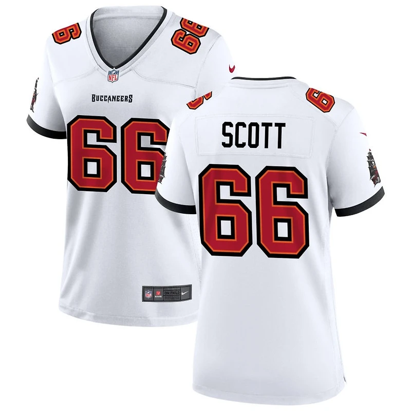 Ben Scott Women's Nike Tampa Bay Buccaneers White Custom Game Jersey