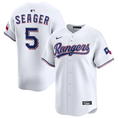 Corey Seager Men's Nike White Texas Rangers Home Limited Custom Jersey