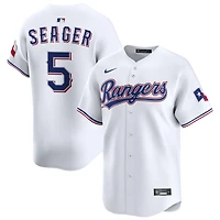Corey Seager Men's Nike White Texas Rangers Home Limited Custom Jersey