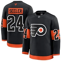 Nick Seeler Men's Fanatics Black Philadelphia Flyers Alternate Premium Custom Jersey