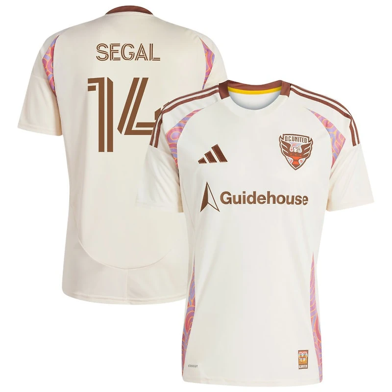 Gabe Segal Men's adidas Natural D.C. United 2025 The Soul Kit Replica Custom Jersey