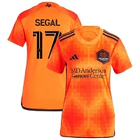 Gabriel Segal Women's adidas Orange Houston Dynamo FC 2023 El Sol Replica Custom Jersey
