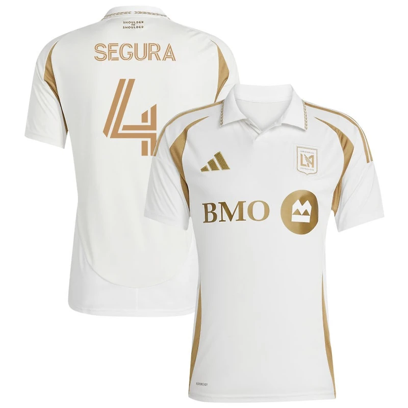 Eddie Segura Men's adidas  White LAFC 2025 Secondary Replica Custom Jersey