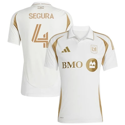 Eddie Segura Men's adidas  White LAFC 2025 Secondary Replica Custom Jersey