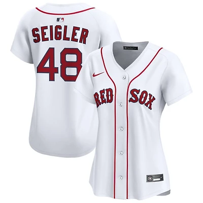 Anthony Seigler Women's Nike White Boston Red Sox Home Limited Custom Jersey