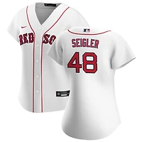 Anthony Seigler Women's Nike White Boston Red Sox Home Replica Custom Jersey