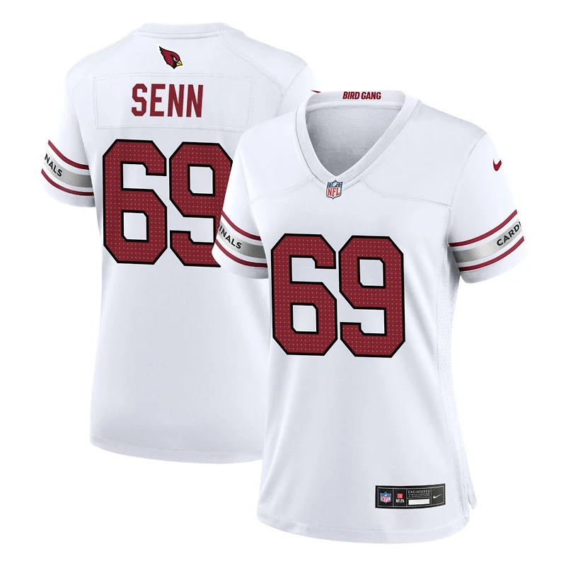 Valentin Senn Women's Nike White Arizona Cardinals Custom Game Jersey