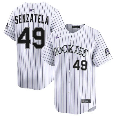 Antonio Senzatela Men's Nike White Colorado Rockies Home Limited Custom Jersey
