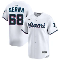 Jared Serna Youth Nike  White Miami Marlins Home Custom Limited Jersey