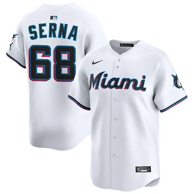 Jared Serna Youth Nike White Miami Marlins Home Custom Limited Jersey