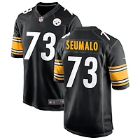 Isaac Seumalo Men's Nike Black Pittsburgh Steelers Custom Game Jersey