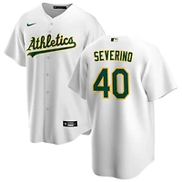 Luis Severino Youth Nike White Athletics Home Replica Custom Jersey
