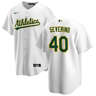 Luis Severino Youth Nike White Athletics Home Replica Custom Jersey