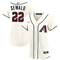 Paul Sewald Women's Nike  Cream Arizona Diamondbacks Home Custom Replica 2.0 Jersey