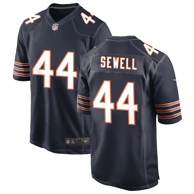 Noah Sewell Men's Nike Navy Chicago Bears Custom Game Jersey