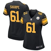David Sharpe Women's Nike  Black Pittsburgh Steelers Alternate Custom Game Jersey