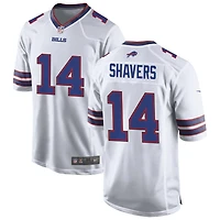 Tyrell Shavers Men's Nike White Buffalo Bills Custom Game Jersey