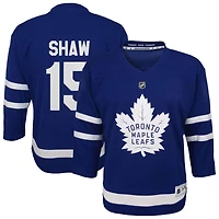 Logan Shaw Youth  Blue Toronto Maple Leafs Home Replica Custom Jersey