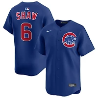 Matt Shaw Men's Nike Royal Chicago Cubs Alternate Limited Custom Jersey