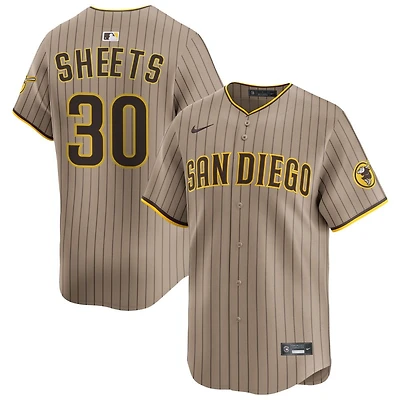 Gavin Sheets Men's Nike Sand San Diego Padres Alternate Limited Custom Jersey