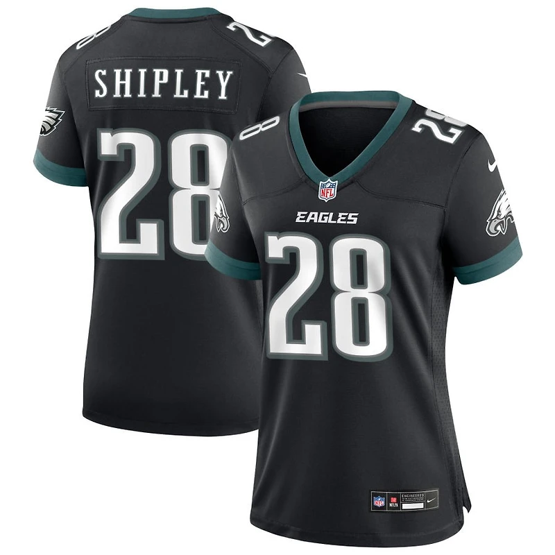 Will Shipley Women's Nike Black Philadelphia Eagles Alternate Custom Game Jersey